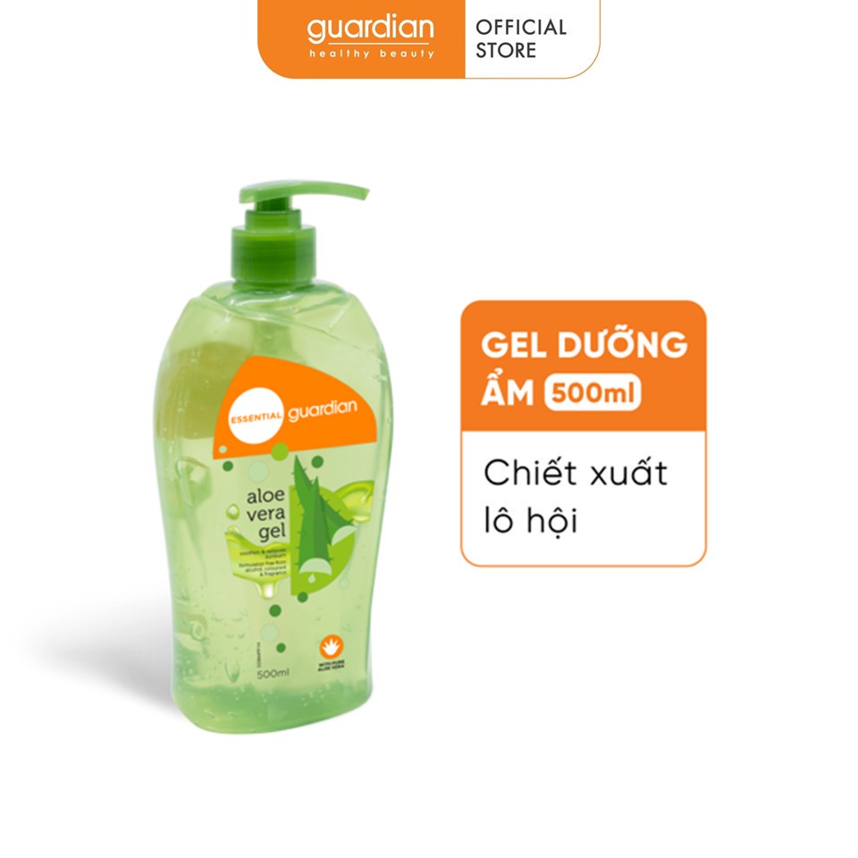 Gel Dưỡng Ẩm Guardian Aloe Vera Gel Chiết Xuất Lô Hội / Nha Đam 500ml