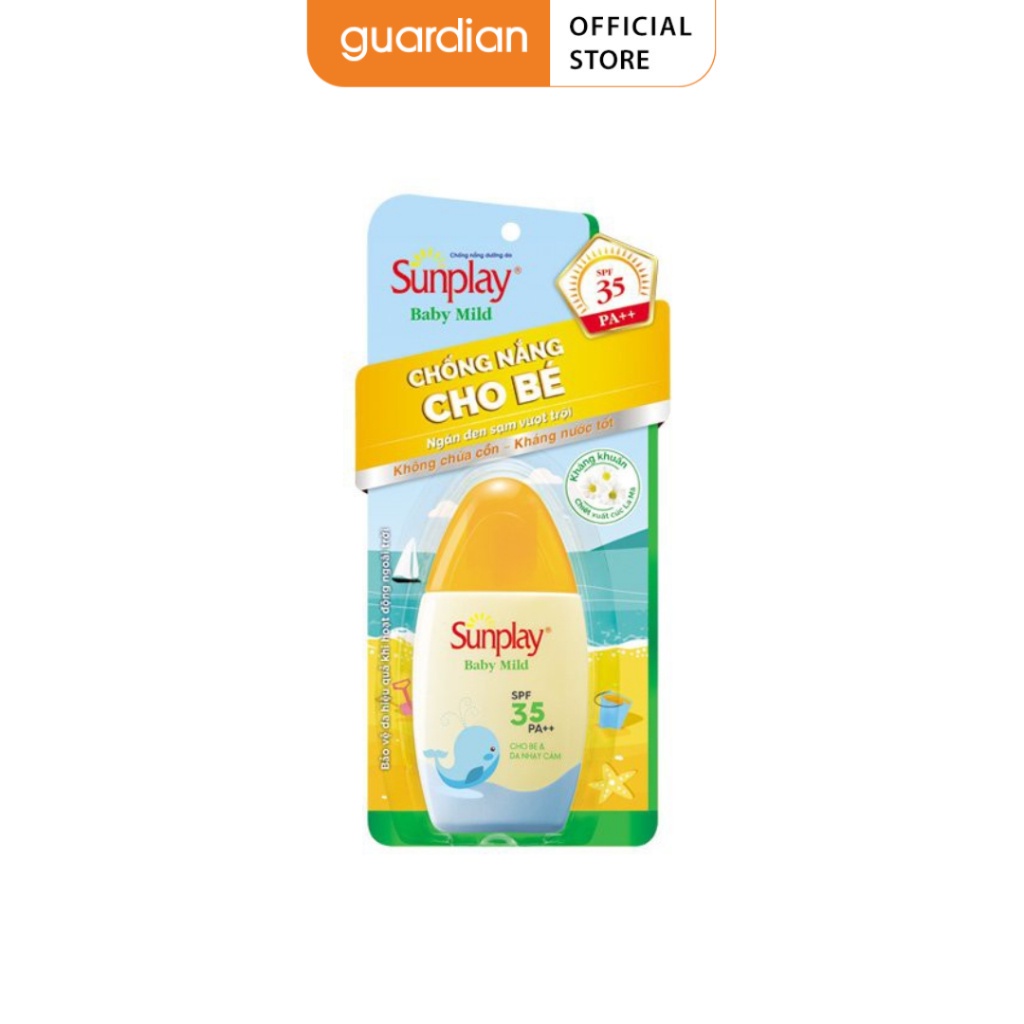 Sữa Chống Nắng Cho Bé Và Da Nhạy Cảm Sunplay Baby Mild SPF35/PA++ 30Gr