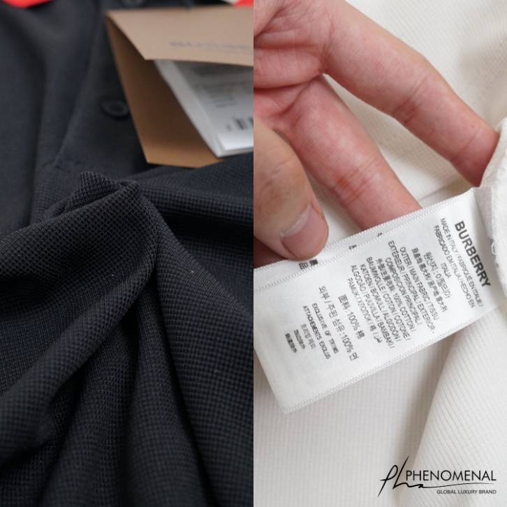 ÁO POLO BURBERRY CONTRAST COLLAR , ÁO POLO BBR SỌC CỔ ÁO NAM NỮ UNISEX