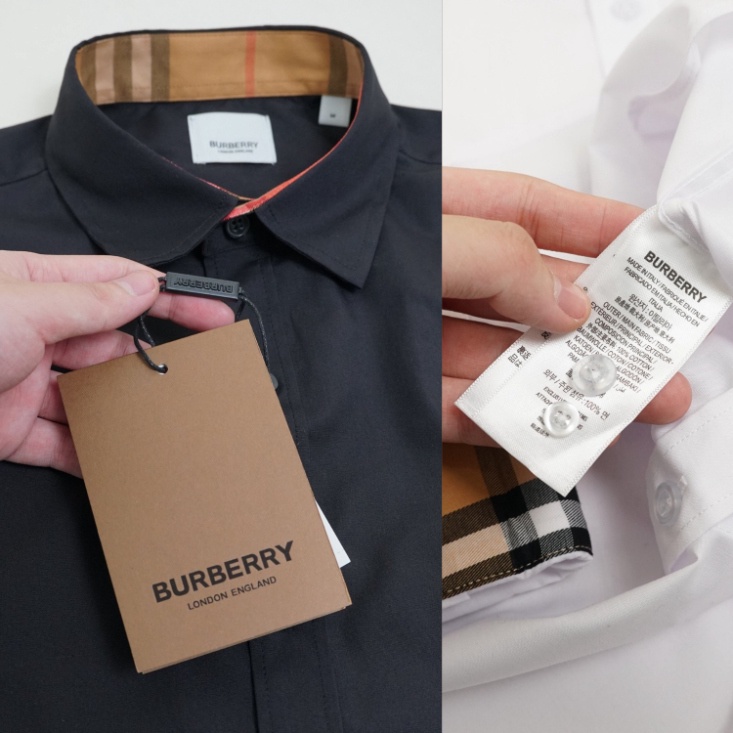 ÁO SƠ MI BURBERRY SHERFIELD , ÁO SƠ MI BBR SỌC VÀNG NAM NỮ UNISEX