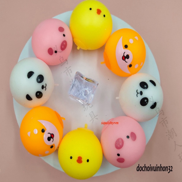 Đồ chơi bánh bao xả stress- squishy mini mochi-squishy mochi-squishy giảm stress-mềm dẻo,giải tỏa că