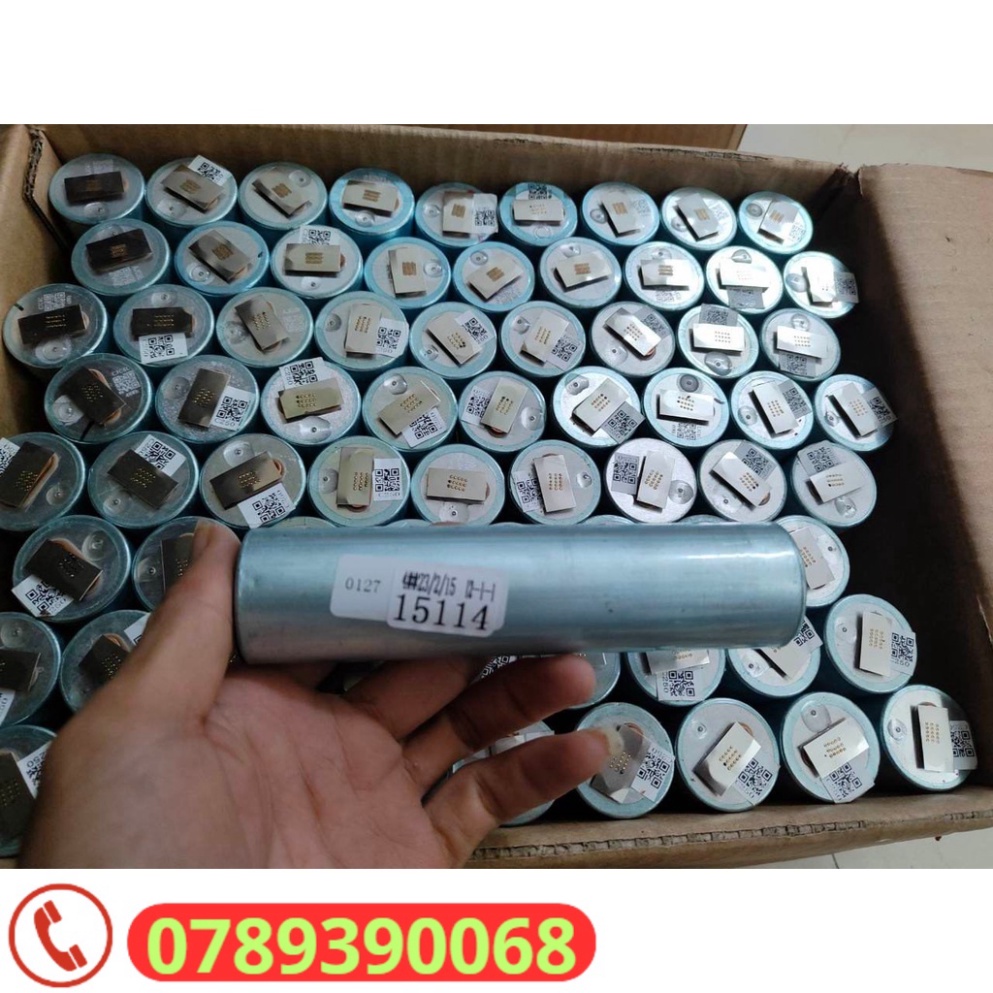 pin lithium 33140 15Ah 3.2V có hàn kẽm +tặng kèm khung (nội trở &lt;2,0 miniom ) ( PIN LOẠI A )