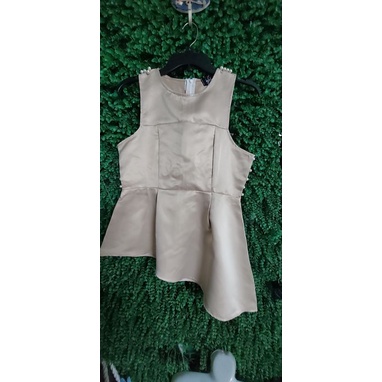 Thanh lý áo kiểu phi màu nu new tag