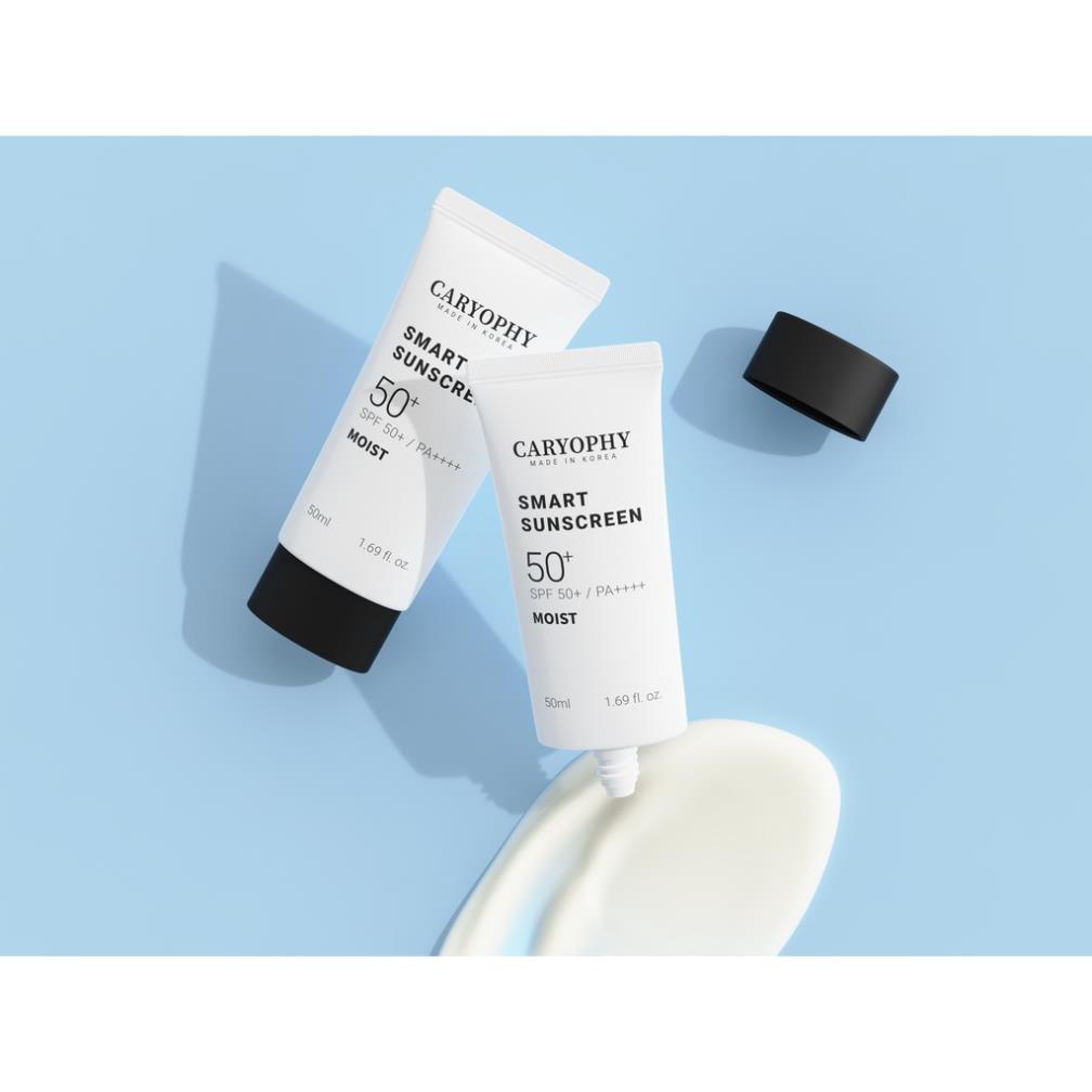 Kem Chống Nắng Thông Minh Caryophy Smart 3in1 Tone Up Sunscreen 50ml - Nâng Tông Giảm Mụn Cho Da Nhạy Cảm