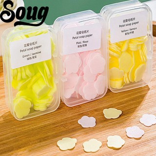 SOUG Hộp Đựng Xà Phòng Giấy Mini Dùng Một Lần Tiện Dụng Cho Học Sinh
