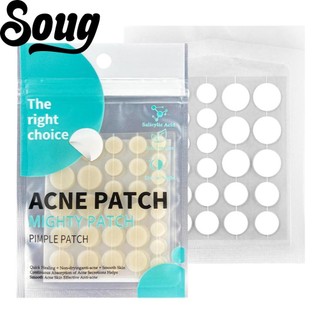 SOUG Set 30 Miếng Dán Hỗ trợ giảm mụn Tinh Dầu Tràm Trà / Axit Salicolloid Giúp Che Khuyết Điểm Hiệu Quả