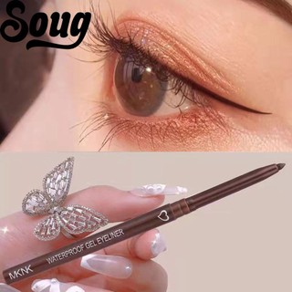 SOUG Bút Kẻ Mắt 6 Màu Sắc Tùy Chọn Chống Thấm Nước Và Mồ Hôi Không Dễ Bị Nhòe