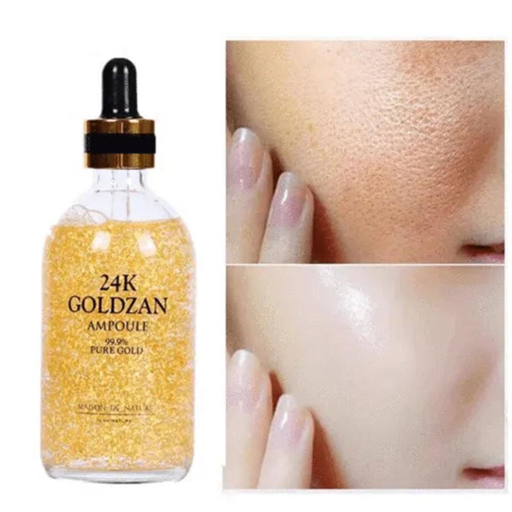 SOUG Tinh Chất Lá Vàng 24k 100ml Dưỡng Ẩm Chăm Sóc Da Mặt