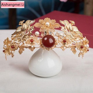 Kẹp Tóc Hình Vương Miện Phong Cách hanfu Cổ Điển Cho Nữ