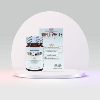 Viên uống trắng da Triple White, chống nắng, ngừa nám hiệu quả