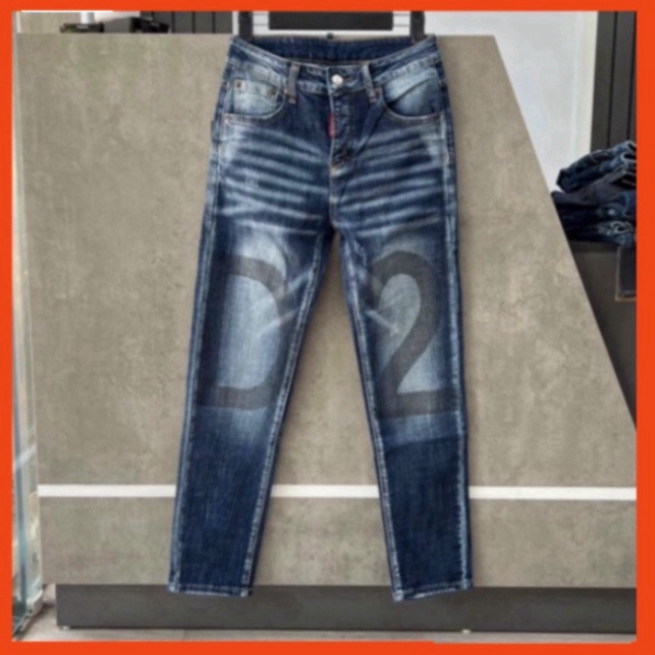 Quần bò nam học sinh xanh trơn D2 bản xanh sáng 4 cúc, quần jean côn nam DSQ xanh đậm vảy sơn đẹp 2023