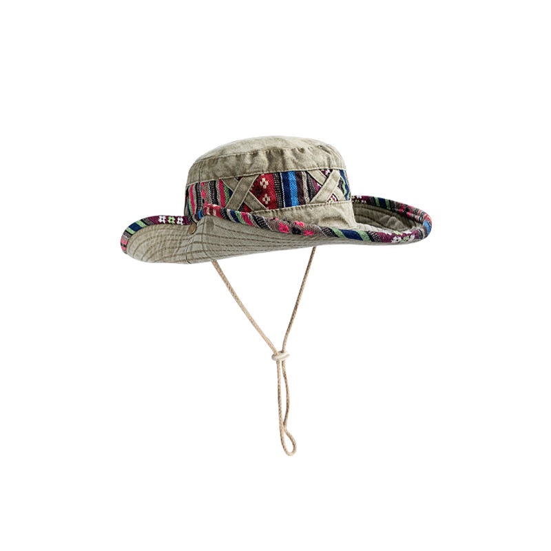 Mũ Cao Bồi Chống Nắng Phong Cách Dân Tộc Phương Tây Cho Nữ Sinh