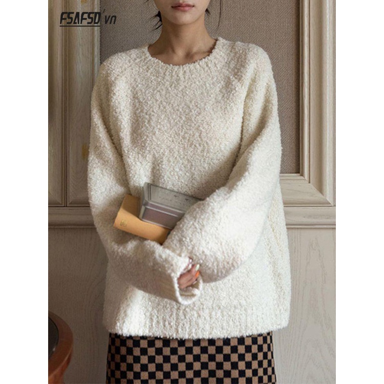 Áo sweater Dáng Rộng Phong Cách Thời Trang Thu Đông Nhật Bản 2023 Mới