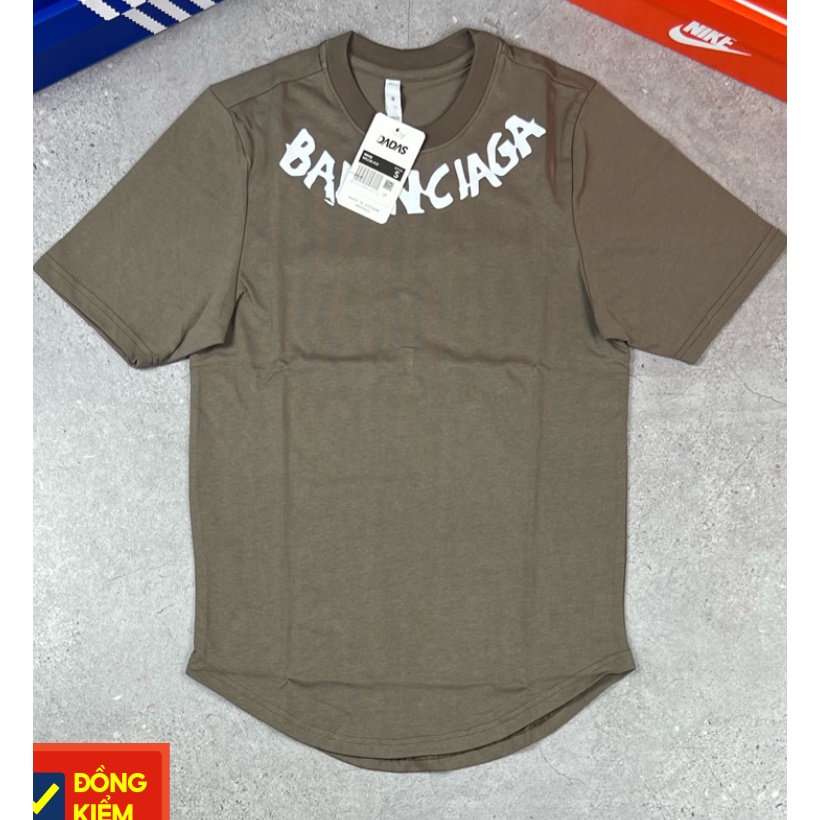 Áo Cotton In Chữ Balencia Hàng Đep Của FOX SPORT Áo Mặc Thoáng Mát Thấm Hút Mồ Hôi Cực Tốt