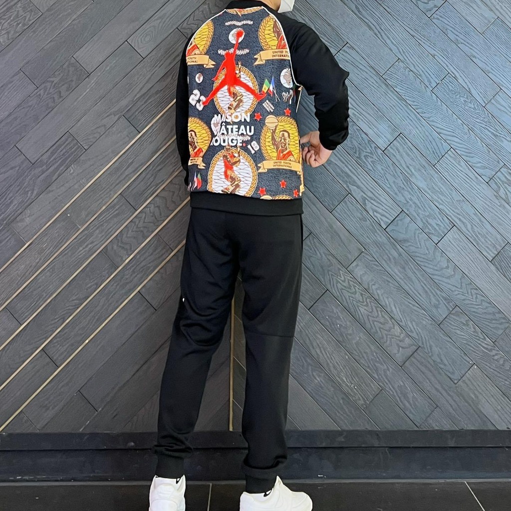 Bộ Khoác Nam Thể Thao Jordan Hàng Xuất Xịn FOX SPORT, Bộ 2 Lớp Mặc Siêu Thời Trang