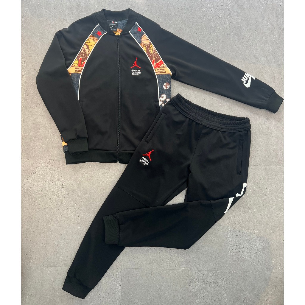 Bộ Khoác Nam Thể Thao Jordan Hàng Xuất Xịn FOX SPORT, Bộ 2 Lớp Mặc Siêu Thời Trang