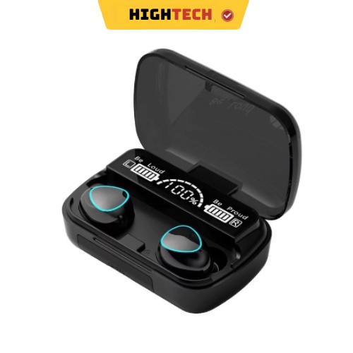 Tai nghe bluetooth M10 không dây bass mạnh TWS 3500mah nút chạm cảm ứng âm thanh HIFI