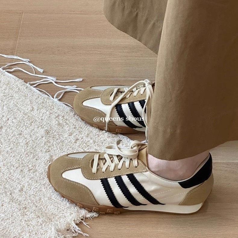 Giày Thể Thao Đế Bằng Màu Sắc Thời Trang Mùa Thu Phong Cách Đức Cho Nữ