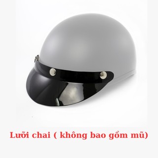 Lưỡi Trai/ Mỏ Gắn Mũ Bảo Hiểm Cao cấp Siêu Dẻo Nhựa ABS Có Khuy Bấm