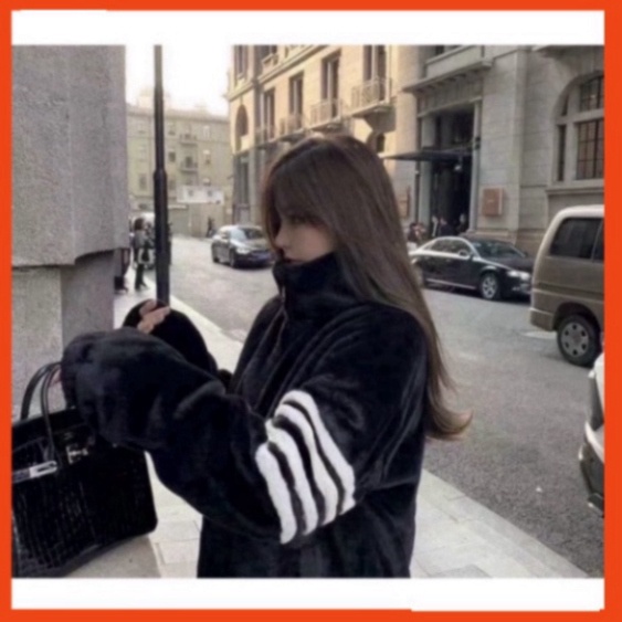 Áo Khoác Lông Cừu 2 Lớp Thome Browne Dày Dặn Phối 4 Kẻ Sọc Tay Điểm Nhấn  Phong Cách Trẻ Trung Năng Động