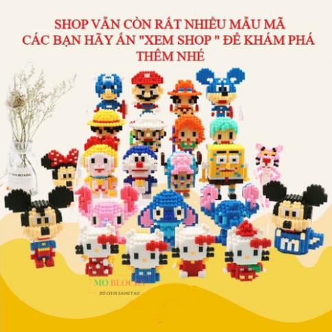 Bộ đồ chơi lắp ghép lego cao 35cm Mô hình lắp ráp 3D decor trang trí Bearbrick Tiểu Hành Tinh cao 35cm - MUỐI BLOCKS