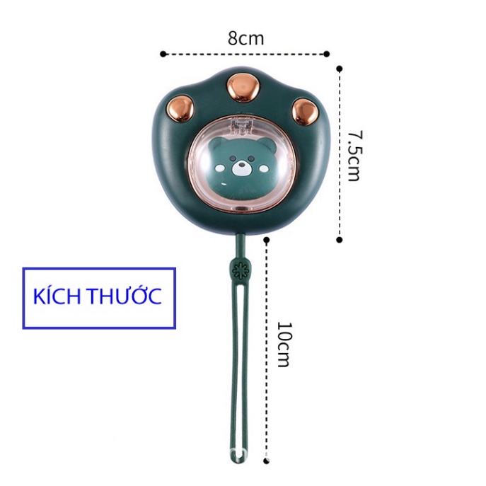 Máy sưởi ấm mini cầm tay đa chức năng, quạt sưởi ấm mini thông minh nhỏ gọn chất liệu cao su, bỏ túi làm ấm siêu nhanh