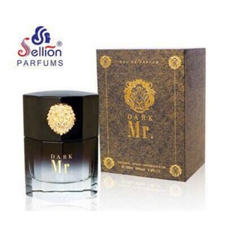 Nước hoa hộp gỗ mr.dark sư tử đen 100ml thơm mùi khói cho nam chính hãng sellion