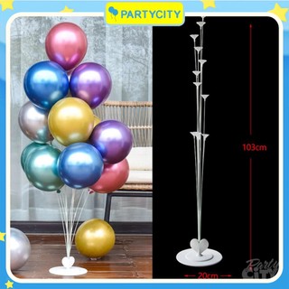 Trụ Gắn Bóng Bay 11 Nhánh Cao 103cm Giả Bóng Bay Trang Trí Sinh Nhật / Phòng Cưới / Sự Kiện