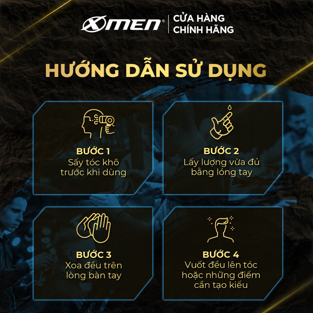 Combo Sữa tắm X-Men Clean & Fresh Sạch Khuẩn Khử Mùi 630g + Sáp tạo kiểu tóc Xmen Salon Solution Hard Wax 70g