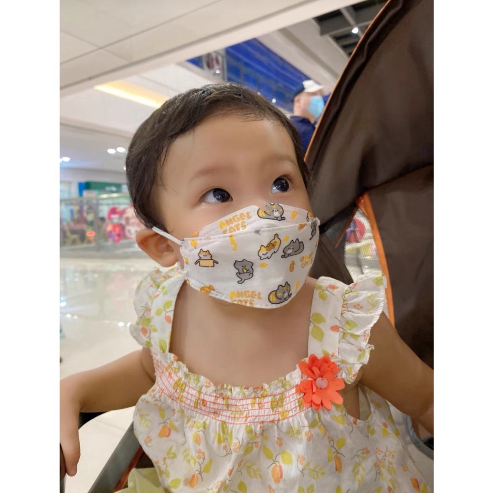 Khẩu trang khủng long,Nhân vật hoạt hình kute cho bé🍀FREESHIP🍀combo 10 khẩu trang chiếc siêu dễ thương chống nắng cho bé