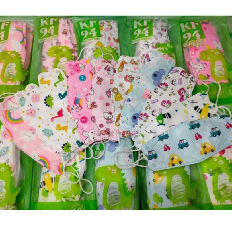 Khẩu trang khủng long,Nhân vật hoạt hình kute cho bé🍀FREESHIP🍀combo 10 khẩu trang chiếc siêu dễ thương chống nắng cho bé