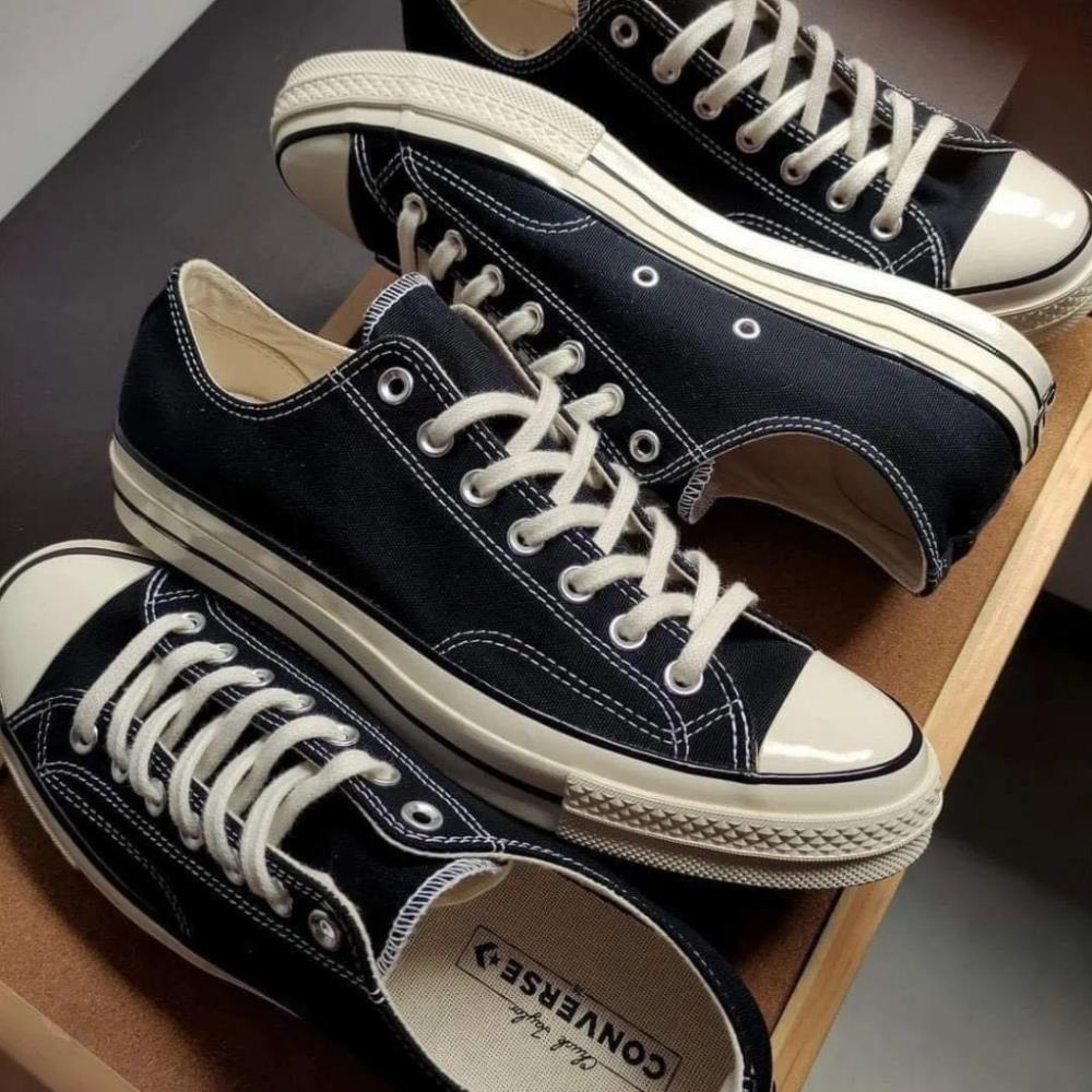 Giày Convers Chuck taylor 1970s đen trắng, giày Convers 1970s mũi bóng chuẩn S.Cấp Full bill box