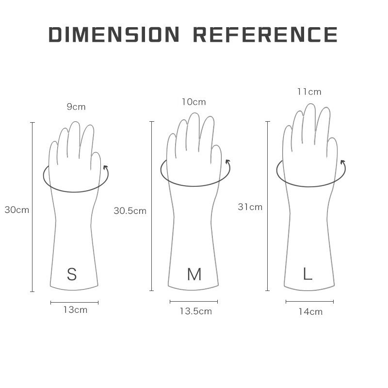 GĂNG TAY CAO SU CON HƯƠU - SIÊU BỀN, SIÊU DAI - RỬA BÁT, LÀM BẾP, LÀM VƯỜN, DỌN DẸP - BẢO VỆ DA TAY