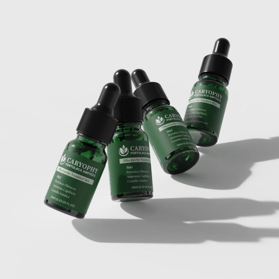 Serum giảm mụn mờ thâm Caryophy Portulaca Ampoule 10ml và 30ml