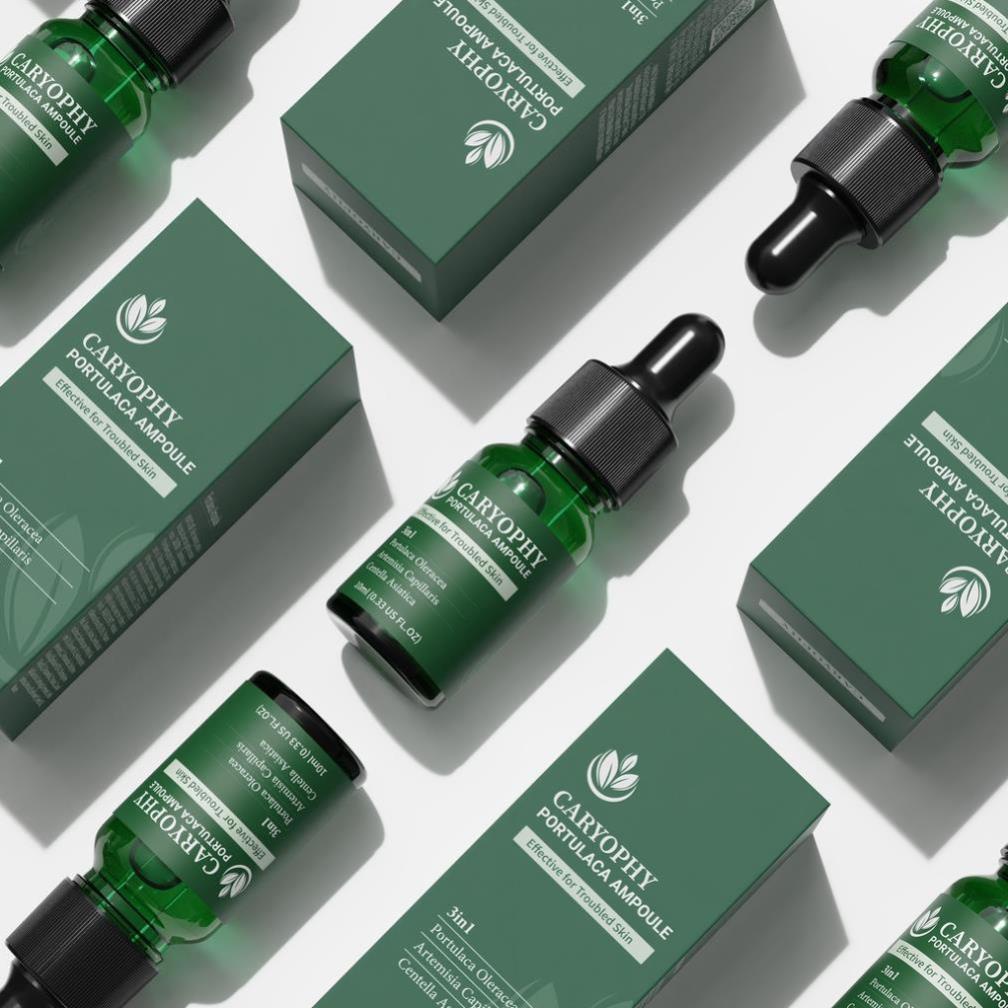 Serum giảm mụn mờ thâm Caryophy Portulaca Ampoule 10ml và 30ml