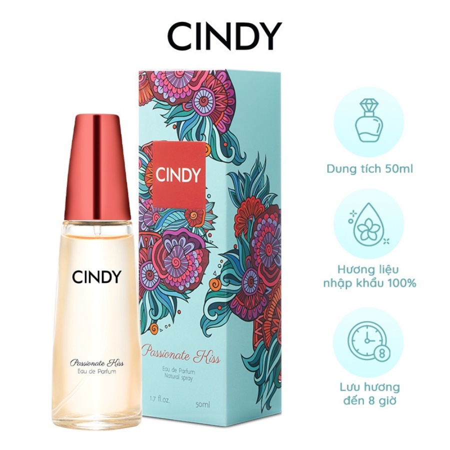 [GIFT] Nước hoa nữ Cindy Passionate Kiss 50ml