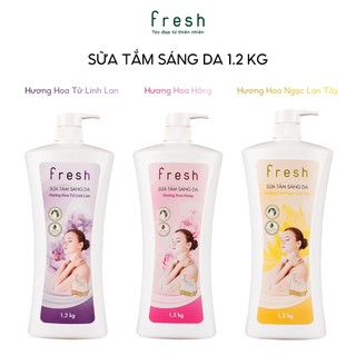 Sữa tắm sáng da hương hoa Fresh 1.2kg