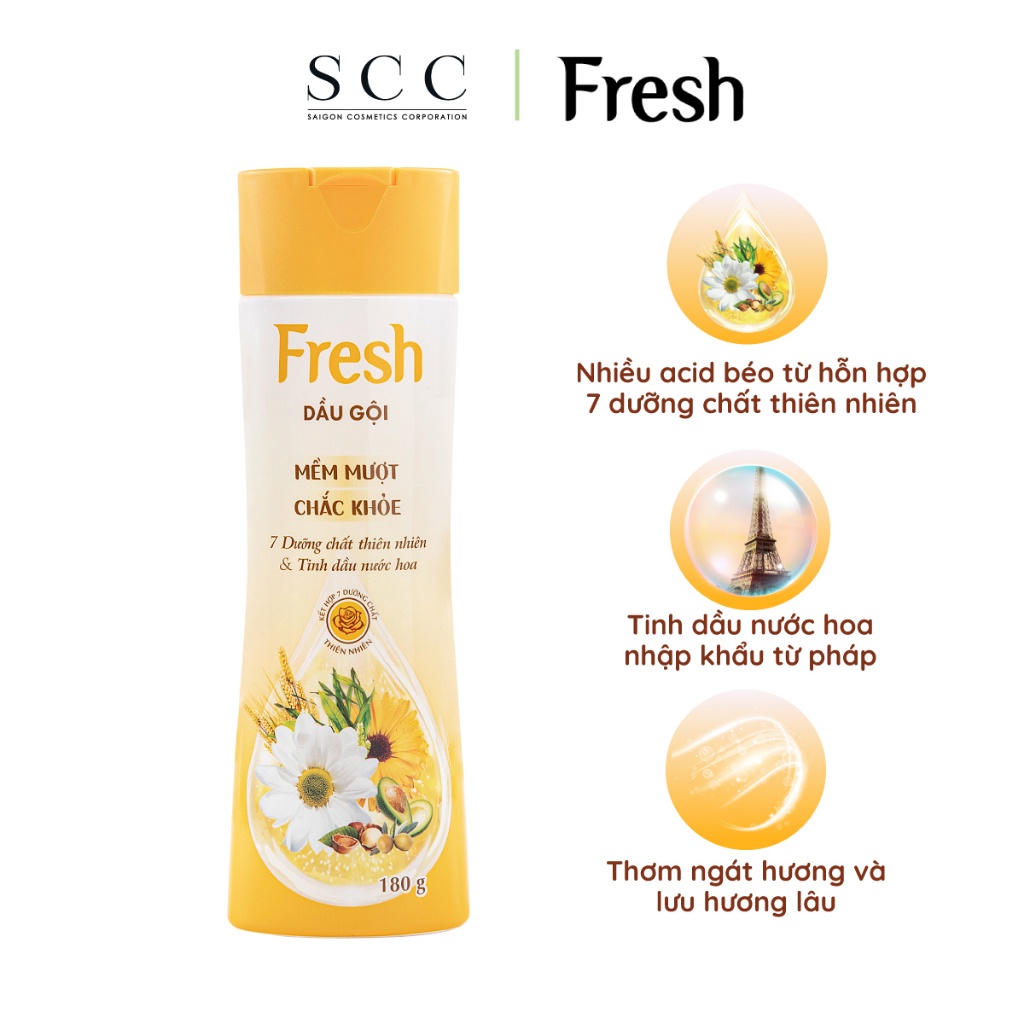 Dầu gội Fresh 180gram