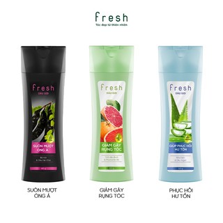 Dầu gội Fresh Suôn mượt óng ả chiết xuất Bồ kết 320g