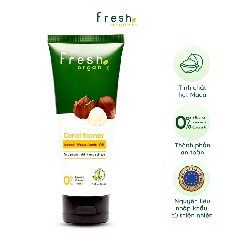 Dầu xả hữu cơ Fresh Organic 180g