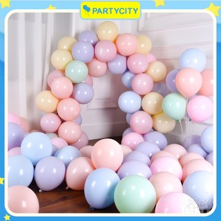 Set 10 Bóng Pastel, bóng Tongxuan lì, bóng bay trang trí sinh nhật, bóng bay trang trí phòng cưới