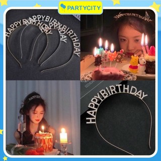 Bờm, Băng Đô Cài Tóc HAPPY BIRTHDA đính đá