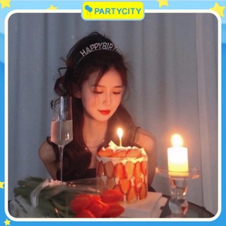 Bờm, Băng Đô Cài Tóc HAPPY BIRTHDA đính đá
