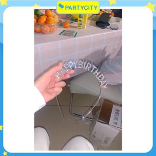 Bờm, Băng Đô Cài Tóc HAPPY BIRTHDA đính đá