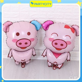 Bong Bóng Hình Con Lợn Heo Peppa Đáng Yêu Cho Bé