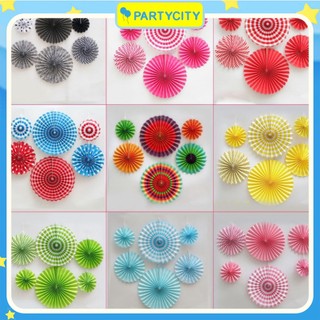 Bộ 6 Quạt Giấy Trang Trí Sinh Nhật