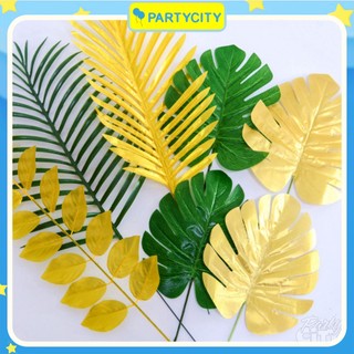 Lá cây giả trang trí, lá rùa, lá dừa, lá táo, dây lá táo, dây lá bạch đàn trang trí bóng sinh nhật decor chụp ảnh