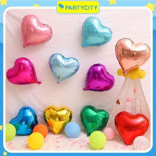 Bong Bóng Nhôm Hình Trái Tim Trang Trí Tiệc Sinh Nhật, Tiệc Cưới, Valentine