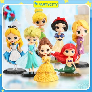 Công Chúa Bạch Tuyết Elsa Anna Belle Lọ Lem Alice Nàng Tiên Cá trang trí bánh sinh nhật rất đáng yêu