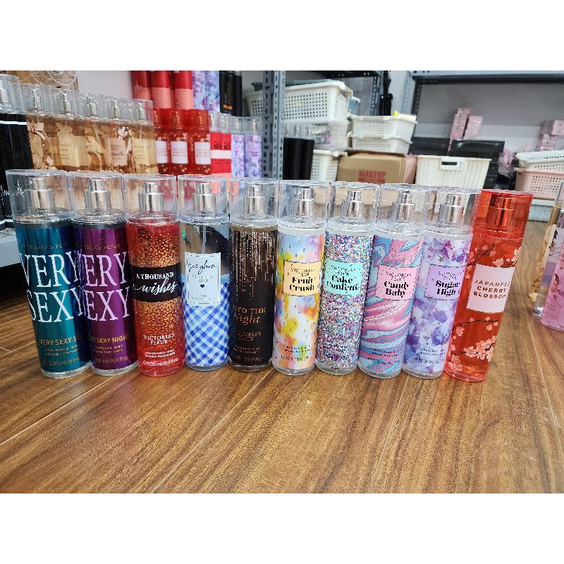 Xịt Thơm Body Mist Vicoria's Fleu 236ml bản Trung Hương Thơm quyến rũ